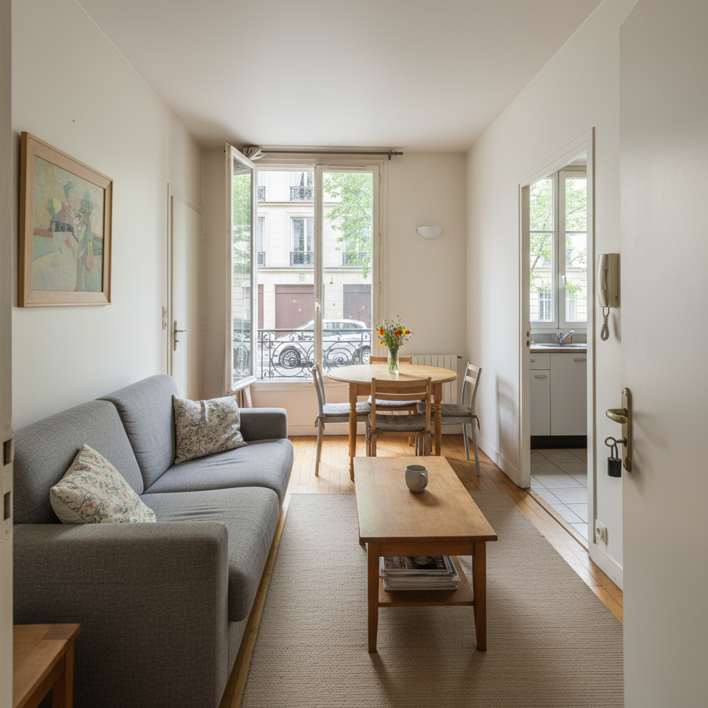 Location appartement à Paris Place d’Italie 75013 : t2 adapté PMR, ascenseur large, proche centre commercial et lignes de bus principales