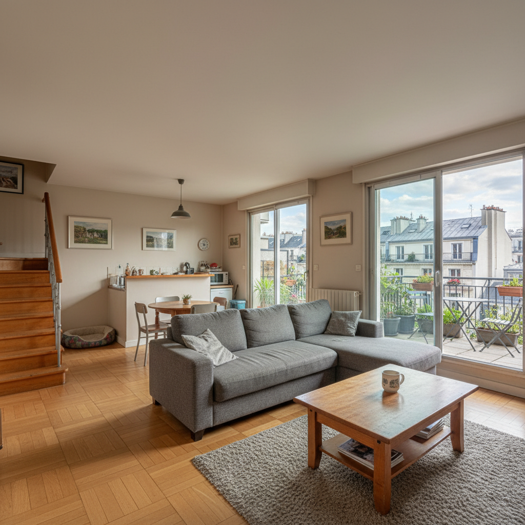 Location appartement à Paris Place d’Italie 75013 : appartement deux chambres, ascenseur, résidence avec gardienne, accès rapide gare