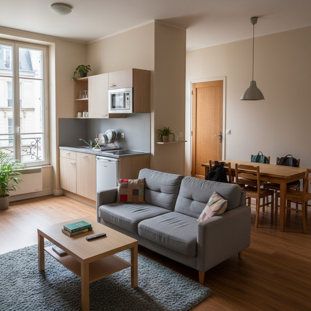 Location appartement à Paris 75013 Butte aux cailles : appartement familial avec ascenseur, gardienne et local vélos dans résidence sécurisée