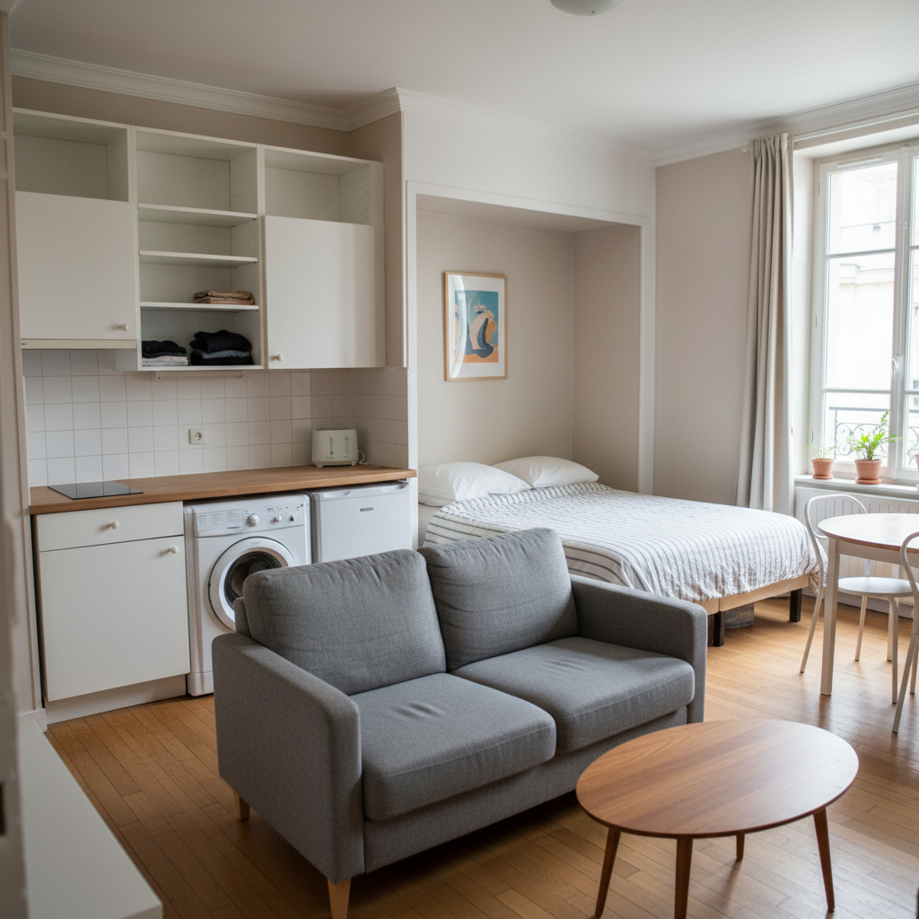 Location appartement à Paris 75005 quartier Monge : appartement avec parking, ascenseur, vue dégagée, proximité universités et espaces verts