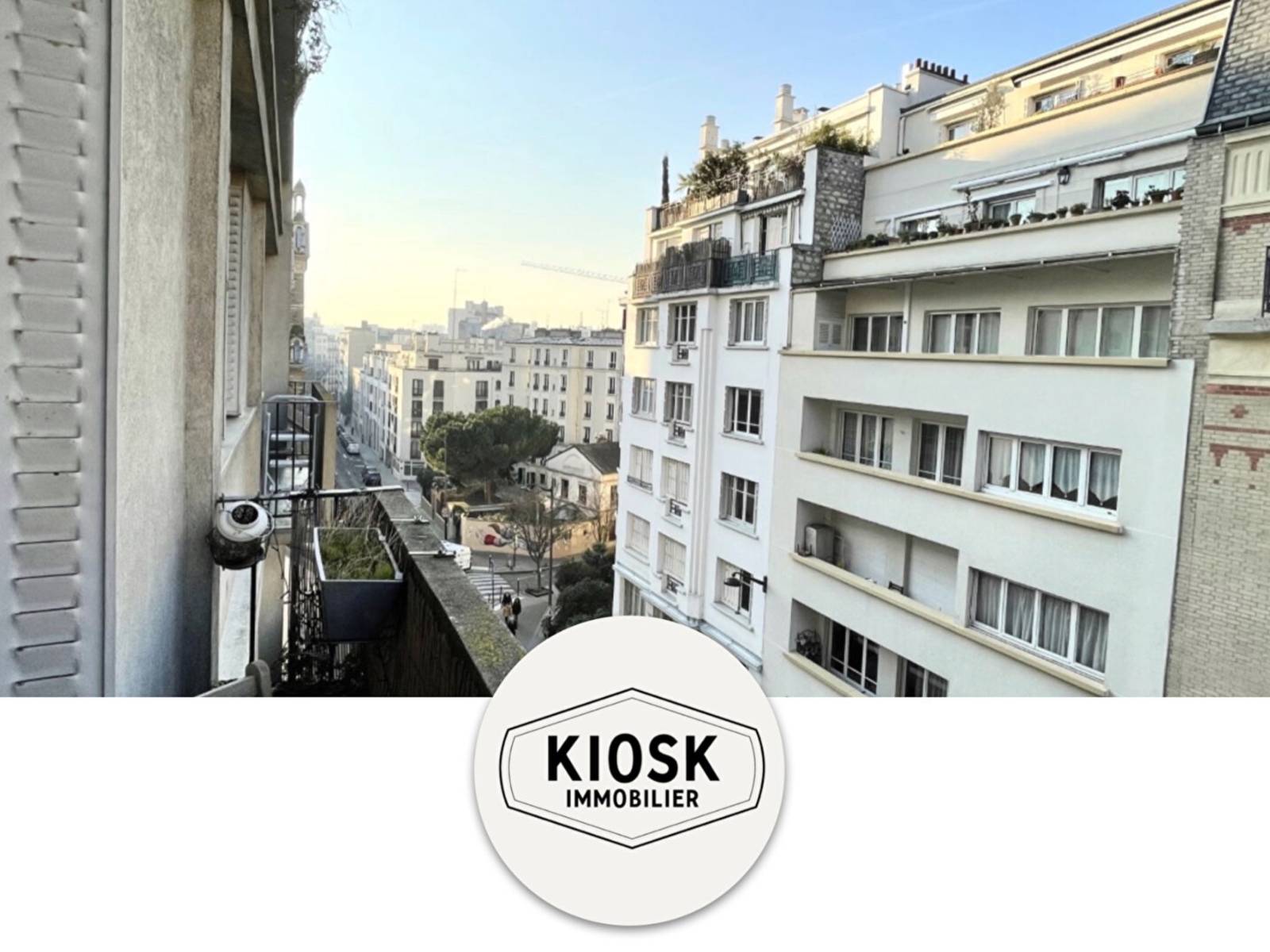 48 bis rue Bobiilot 75013 Paris - vue du balcon